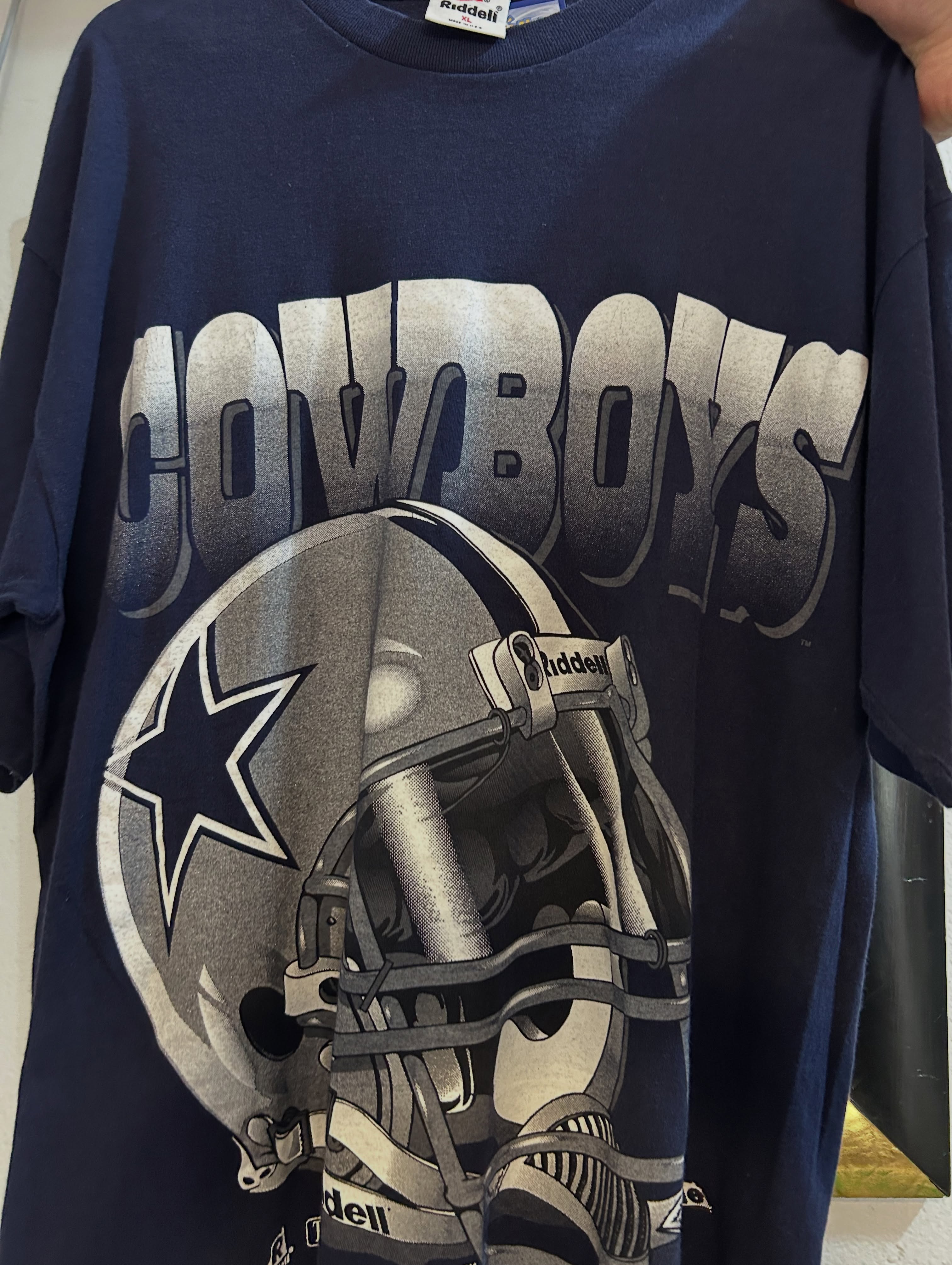 Bluzë vintage Dallas Cowboys blu XL – 1998 VINTAGE STORE (2)