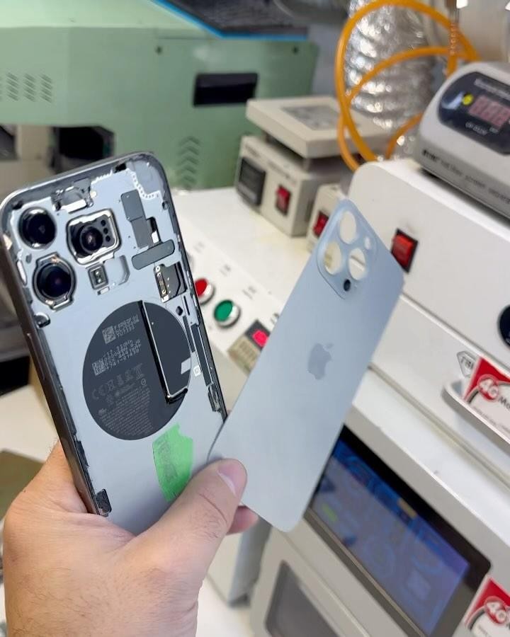Xham i pasmë iPhone 15 Pro Max Natural Titanium – 4G Mobil Store (2)