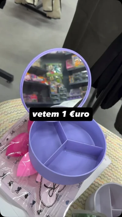Kuti bizhuterish e rrumbullakët me pasqyrë