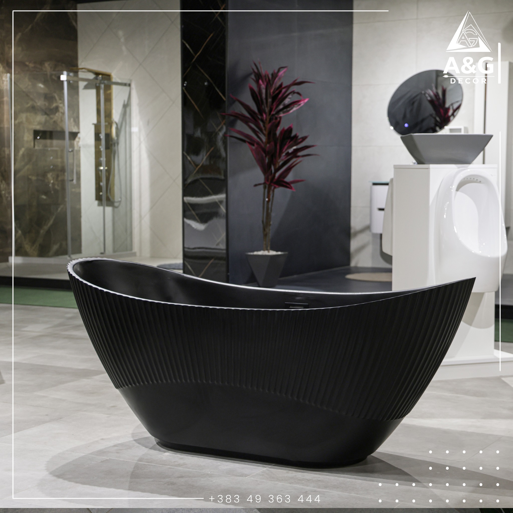 Vaska të lira të bardhë dhe të zezë – AG Decor (2)