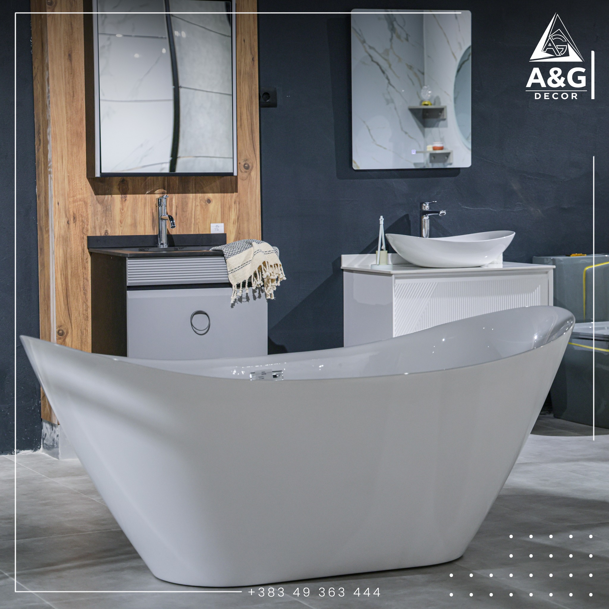 Vaska të lira të bardhë dhe të zezë – AG Decor (3)