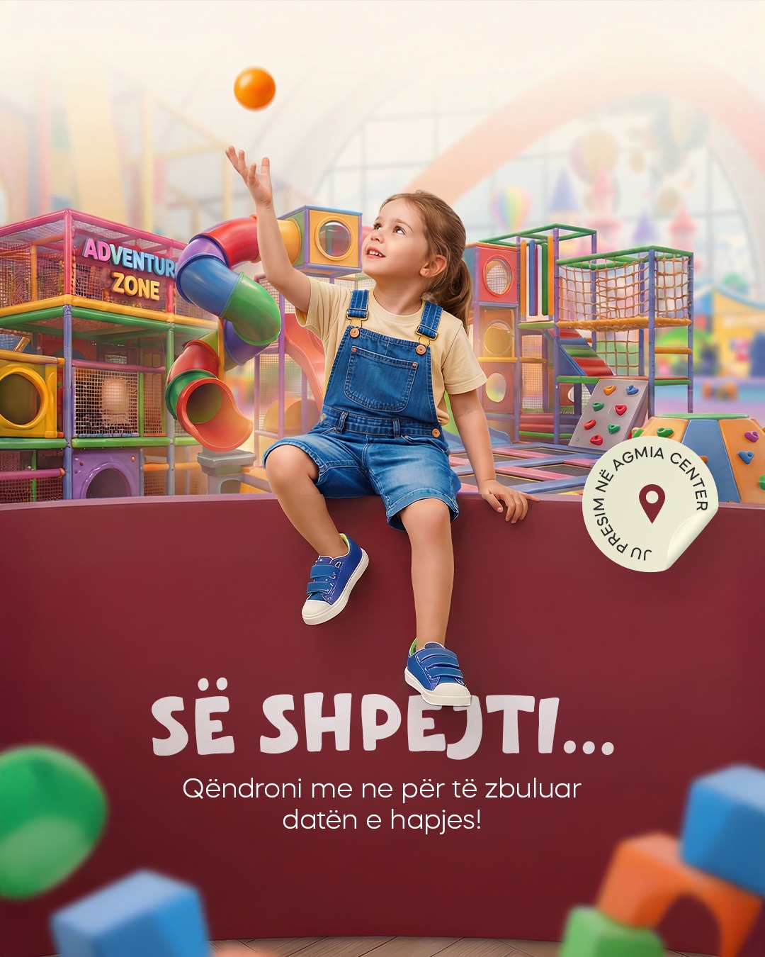Kënd lojërash me tobogan dhe topa për fëmijë – Agmia Center (3)