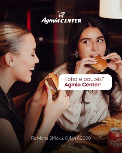 Burger dhe kafe në qendër tregtare