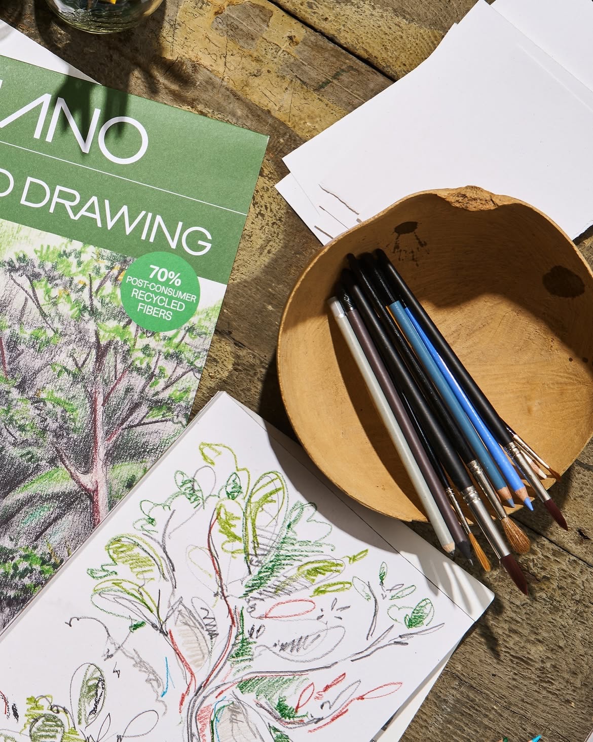 Bllok vizatimi Fabriano Recycled 200 gsm – Altera - Bookstore (2)
