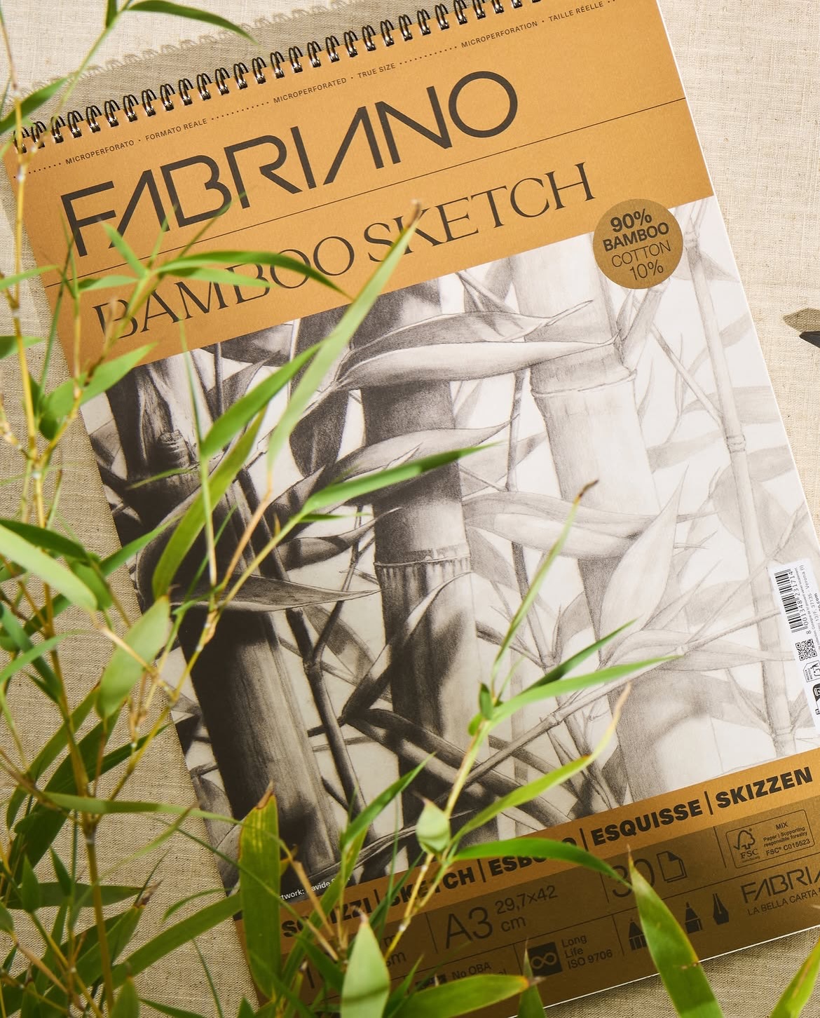 Bllok Fabriano Bamboo Mix Media 280 gsm – Altera - Bookstore
