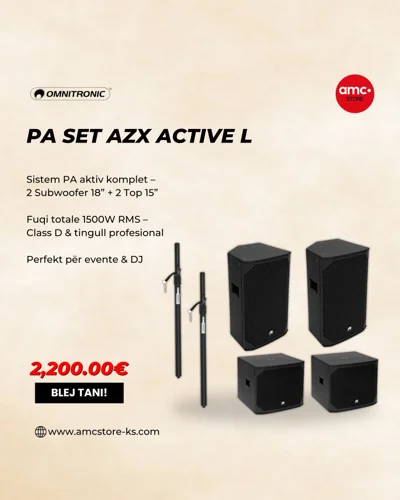Sistem zanor aktiv Omnitronic AZX 1500W