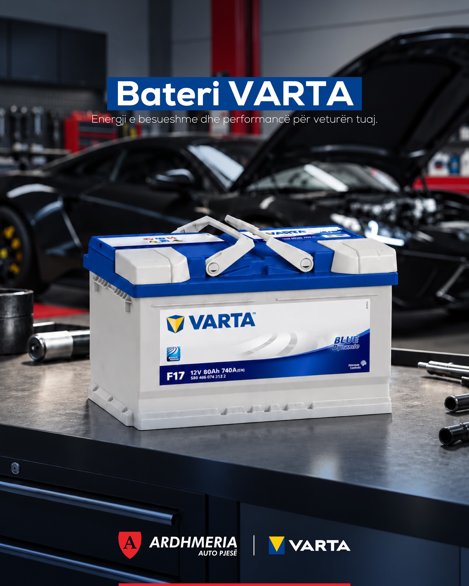 Bateri Varta për veturë – Auto Pjesë ARDHMERIA