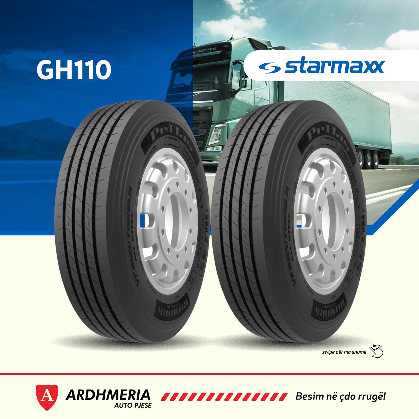 Goma Starmaxx DH100 për kamion – Auto Pjesë ARDHMERIA (2)
