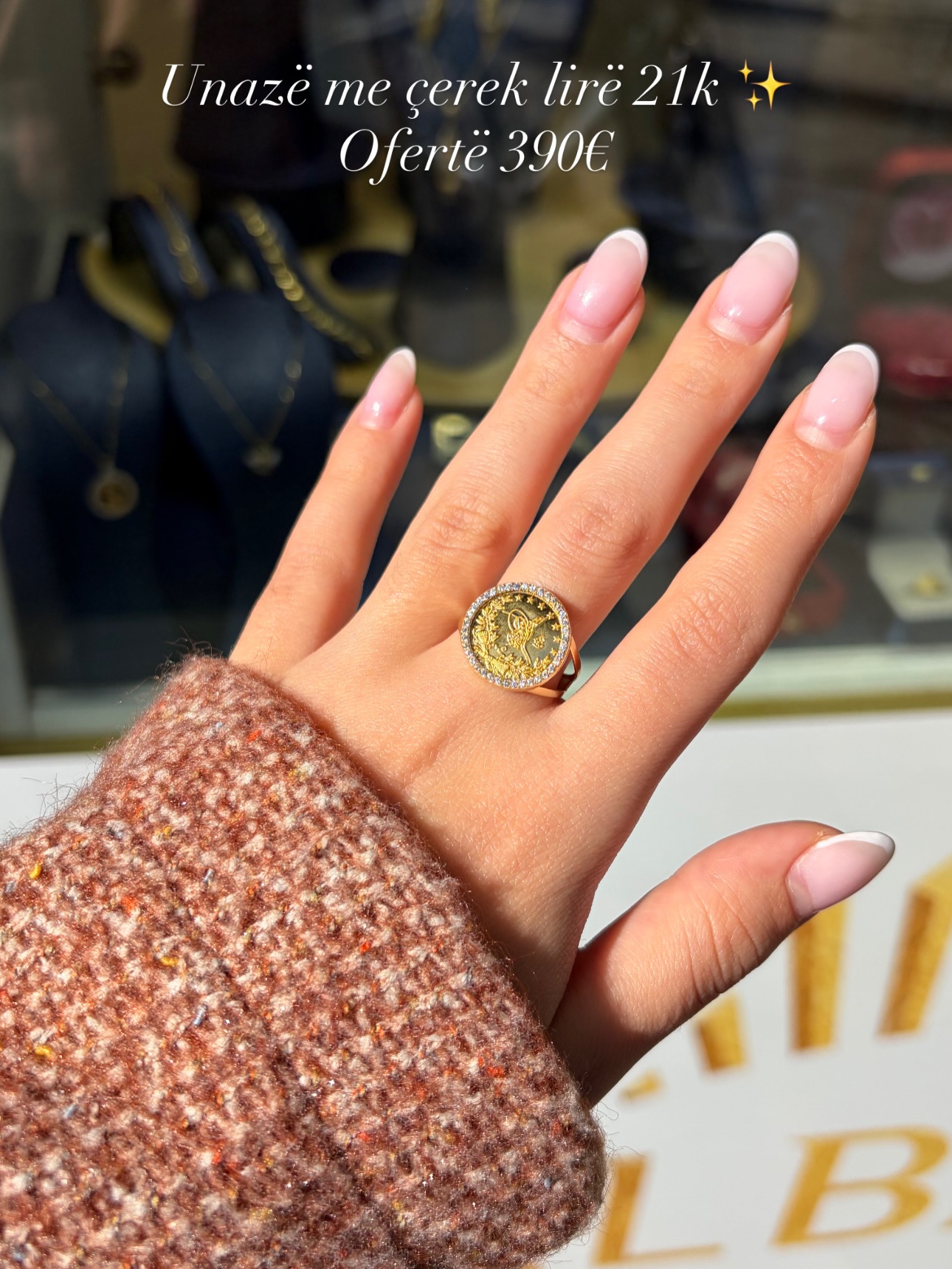 Unazë ari 21 karat me monedhë – 𝐀𝐫𝐠𝐣𝐞𝐧𝐝𝐚𝐫𝐢𝐚 𝐀𝐥𝐛𝐚𝐧𝐢 © (4)