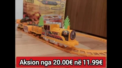 Tren elektrik lodër me pistë rrethore