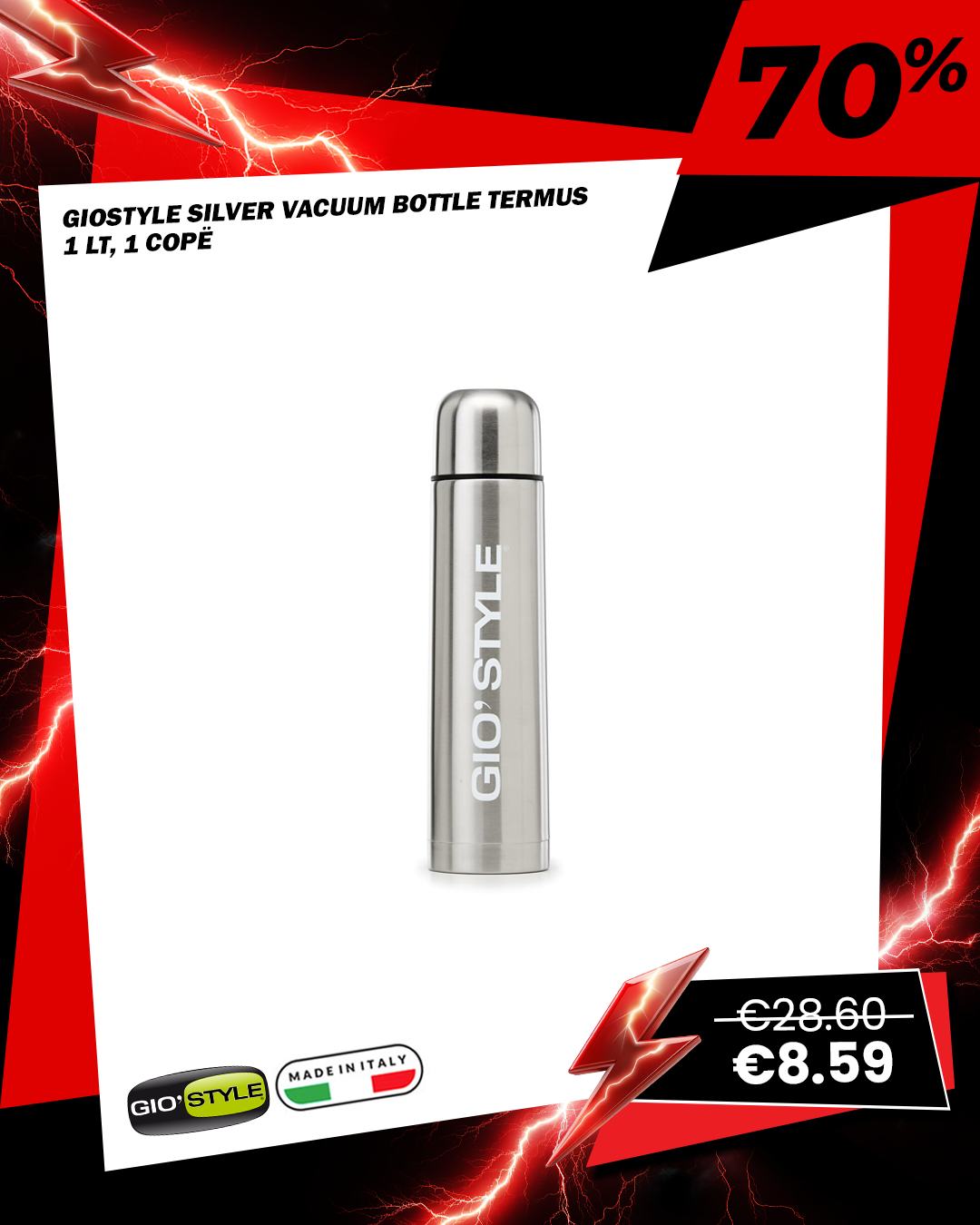 Termus Giostyle Silver inoks 35 cl – Arteg Prishtinë (2)