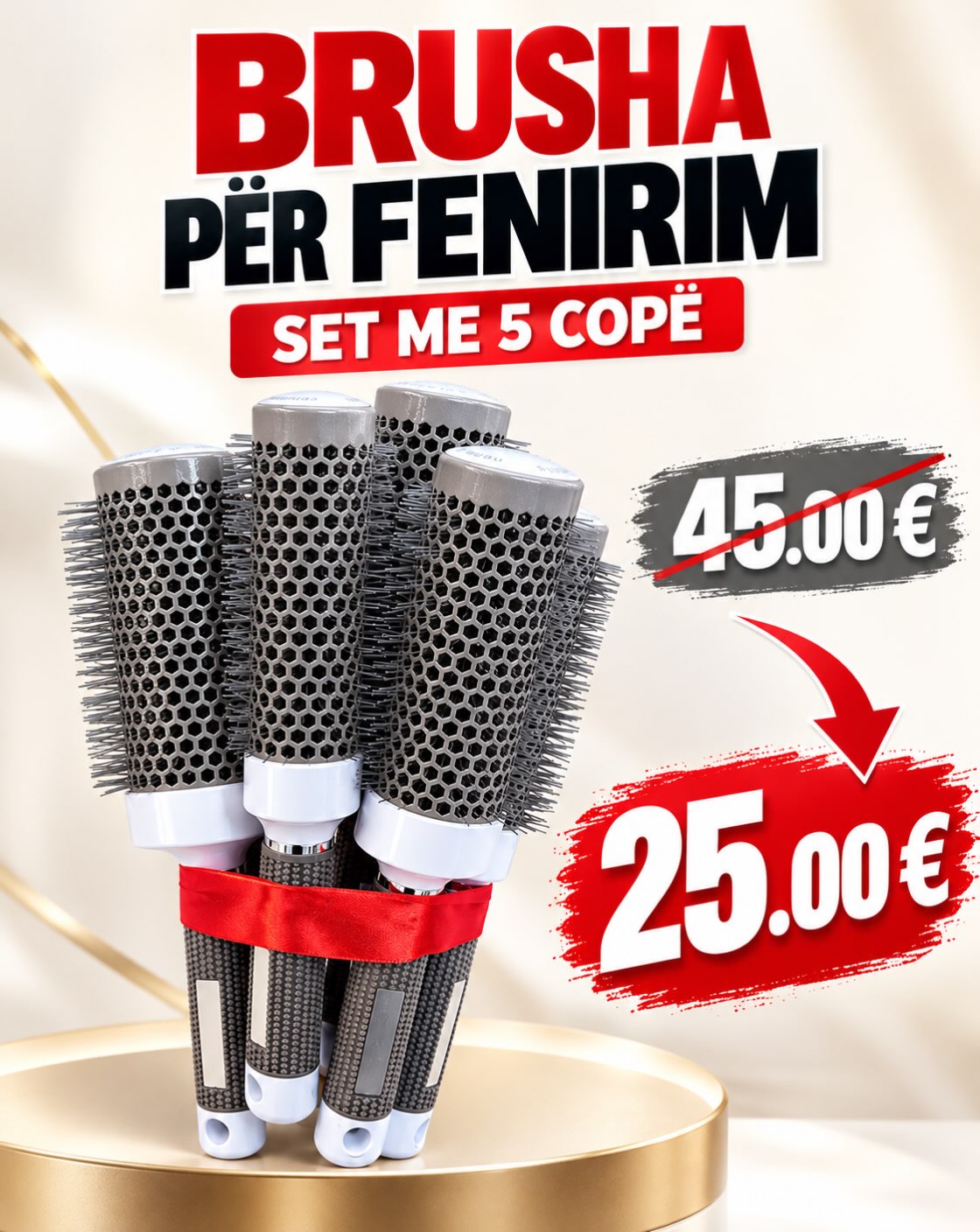Set 5 brusha për fenirim – Aurona Hair Shop