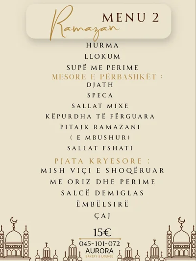 Menu iftari me mish viçi dhe oriz