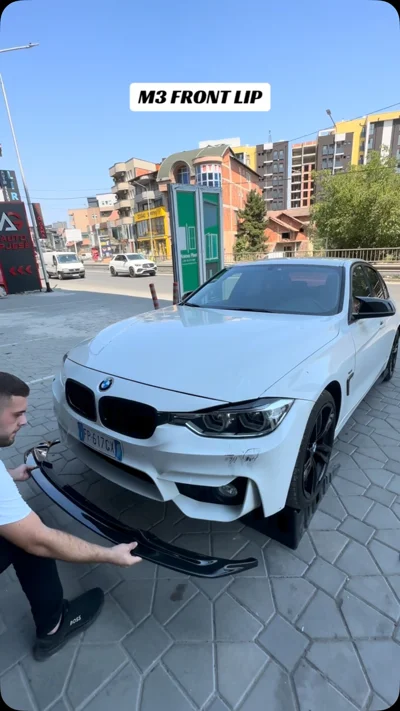 Spoiler i pasmë dhe front lip M3 për BMW