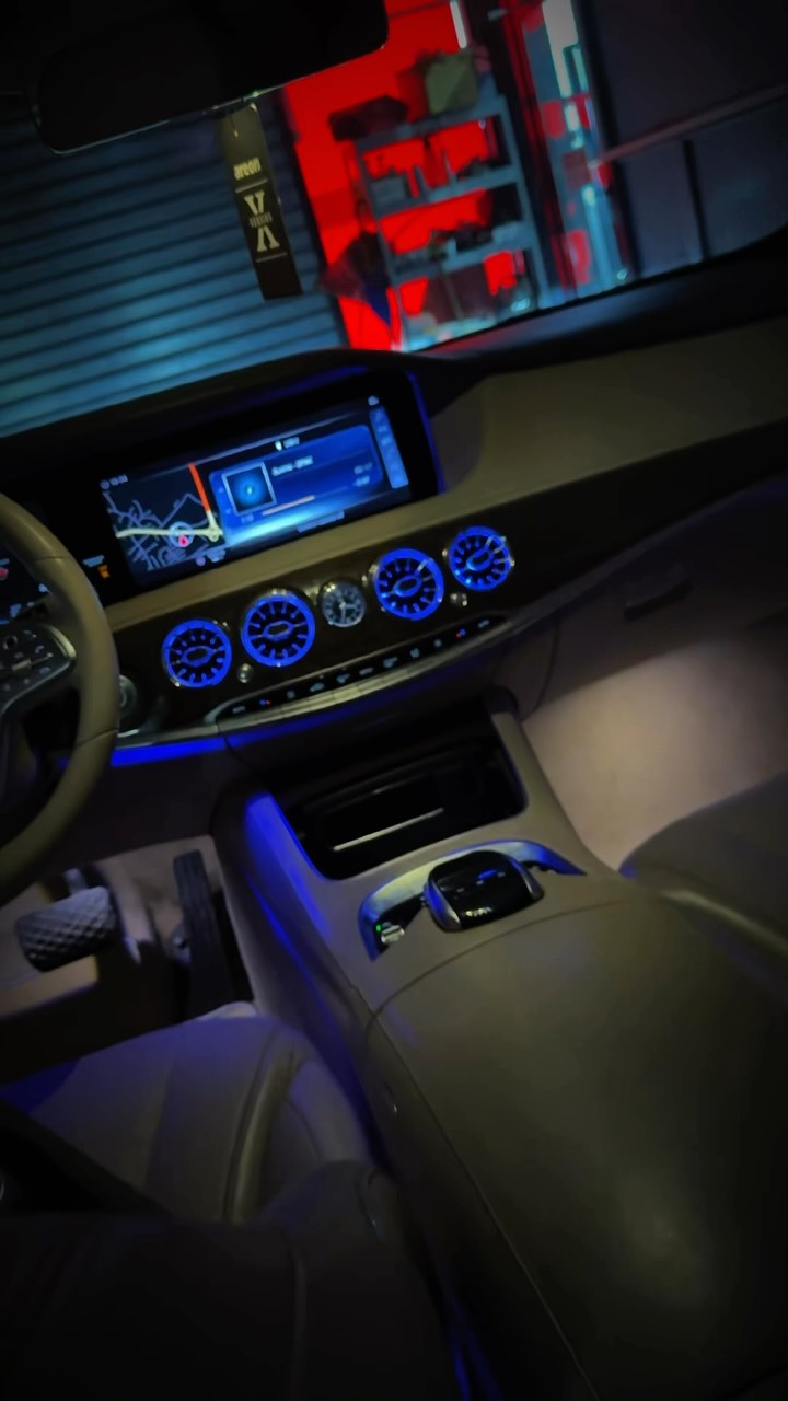 Ventilim ajri me ndriçim për Mercedes S-Class W222 – AUTO ZONE® Tuning accessories