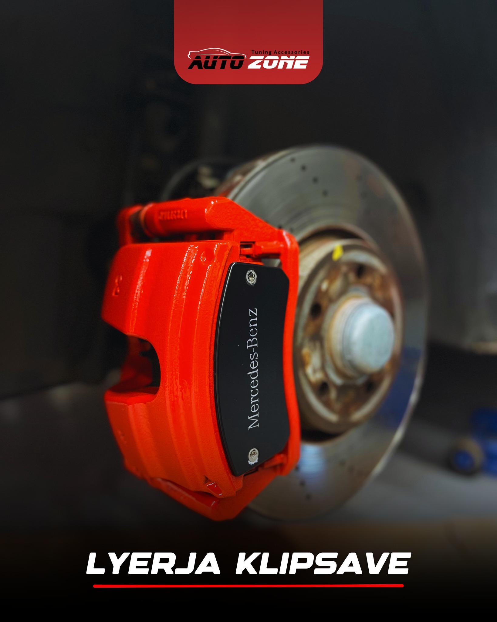 Lyerja e kalipereve të frenave me ngjyrë të kuqe – AUTO ZONE® Tuning accessories
