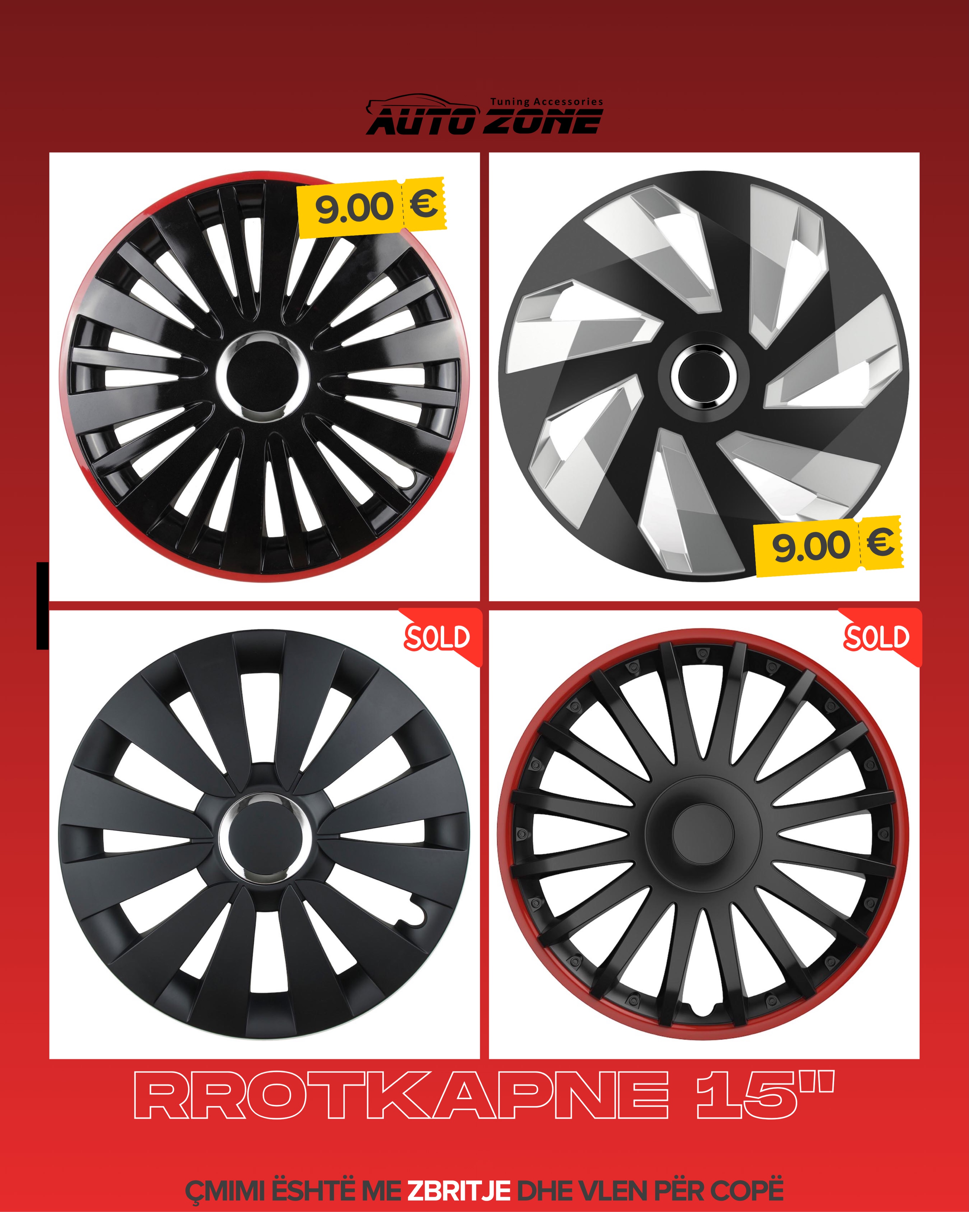 Kapakë rrotash Amio për veturë – AUTO ZONE® Tuning accessories (2)