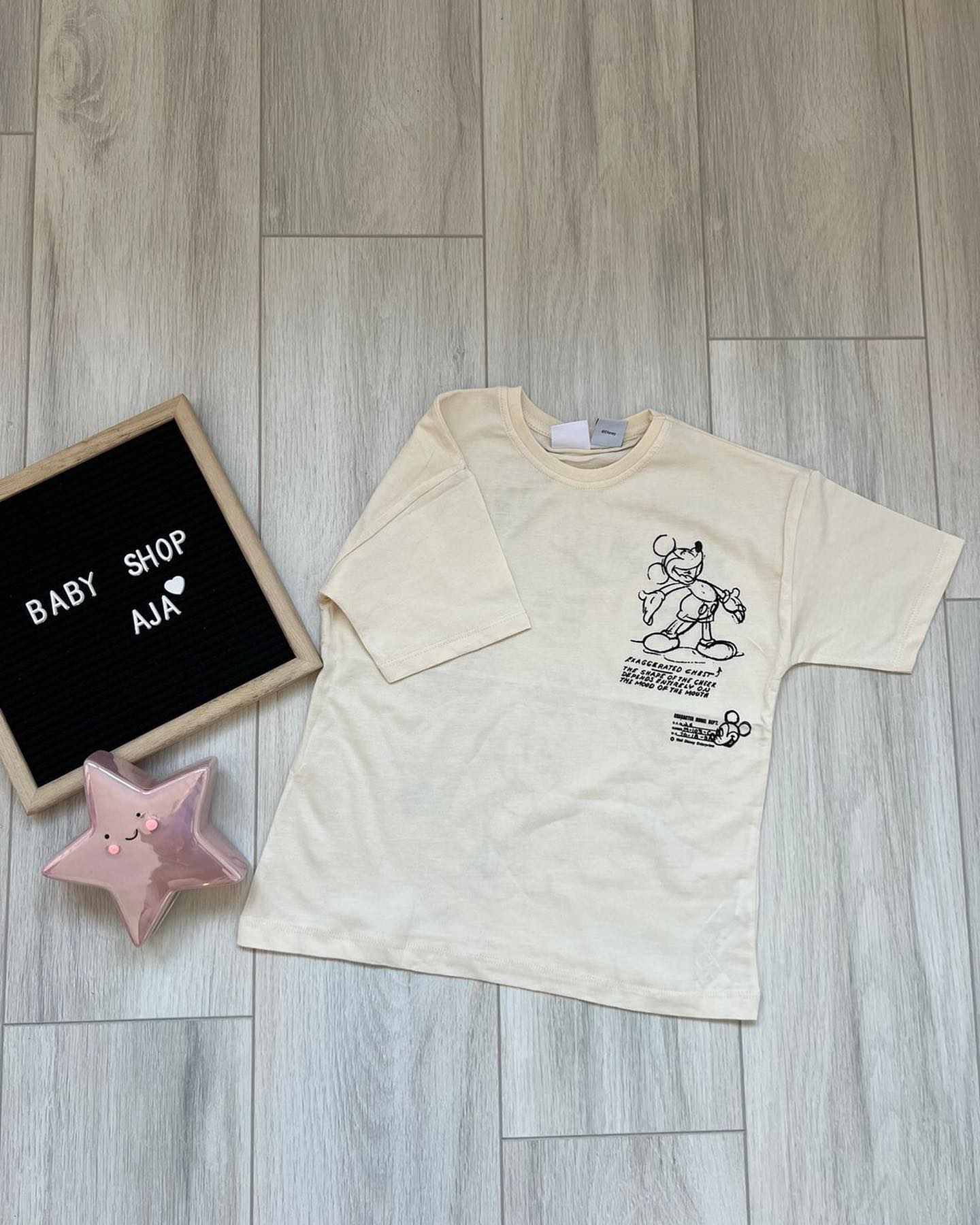 Bluzë bezhë me Mickey Mouse për fëmijë – BABY SHOP AJA