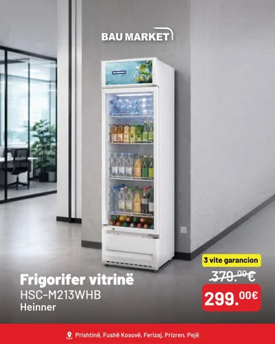 Frigorifer vitrinë Heinner HSC-M213WHB për pije
