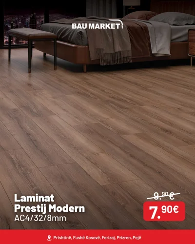 Laminat me pamje druri Prestij Modern 8 mm