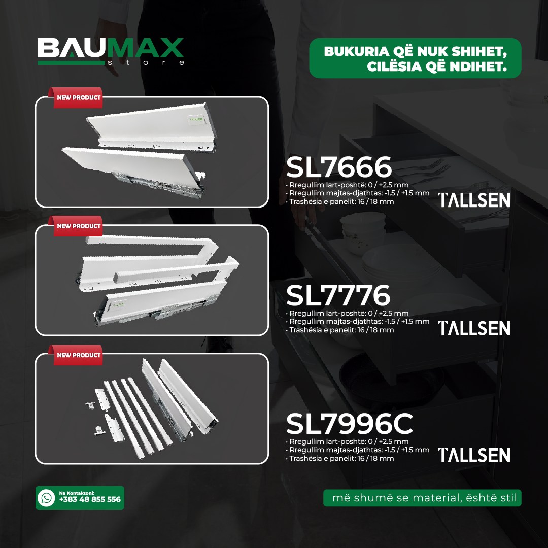 Aksesorë kuzhine Tallsen menteshe dhe sirtarë – BAUMAX store (3)