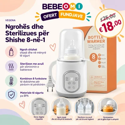 Ngrohës dhe sterilizues shishesh 8-në-1