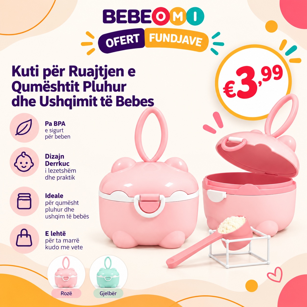 Ngrohës dhe sterilizues shishesh 8-në-1 – Baby Shop Bebeomi®️Threebaby (4)