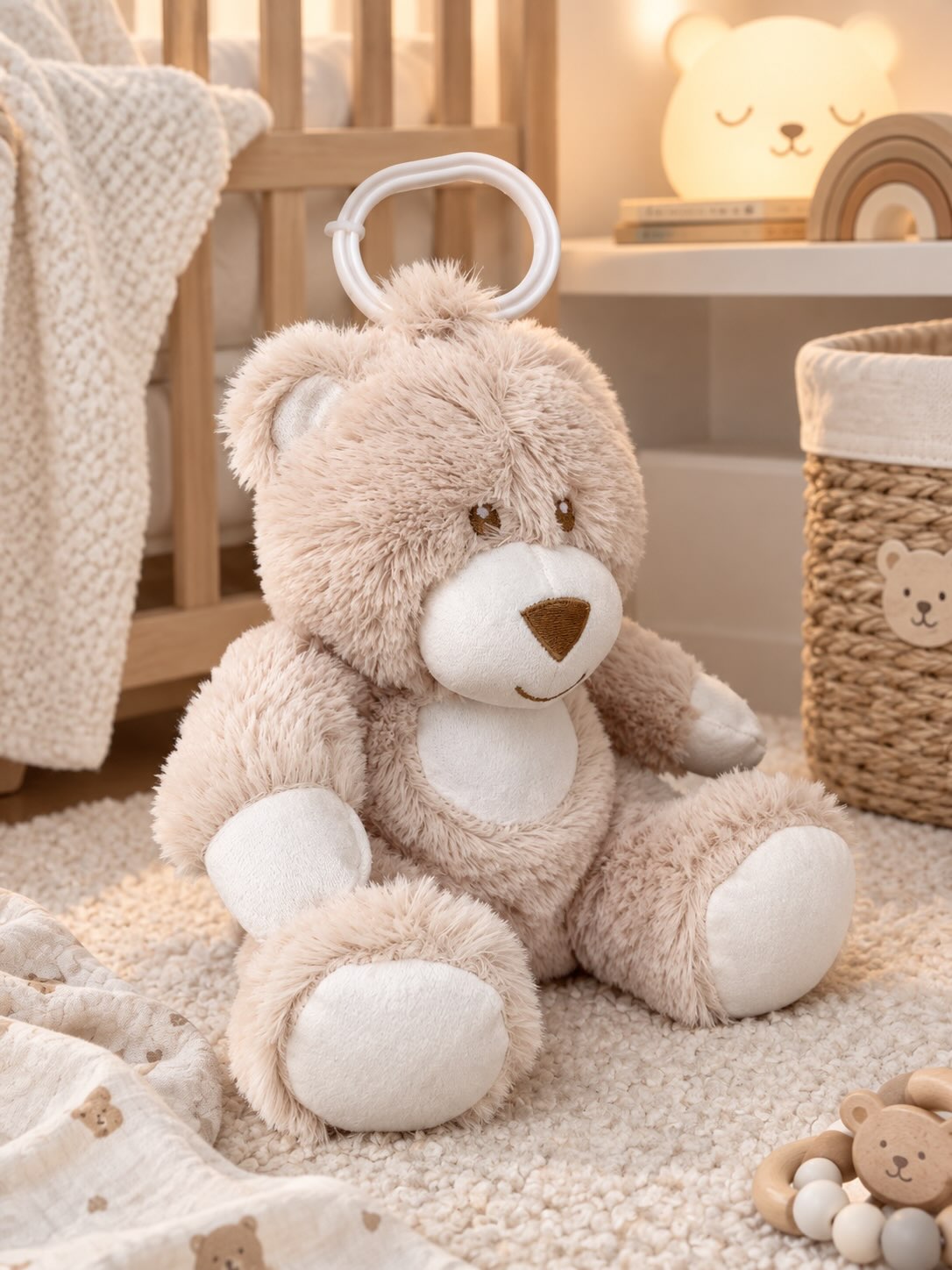Arush pelushi i butë për bebe – Baby Shop Bebeomi®️Threebaby