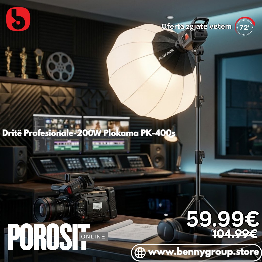 Dritë profesionale Plokama PK-400s 200W – Benny Shop