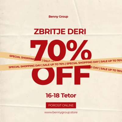 Poster zbritjesh për ditën e blerjeve