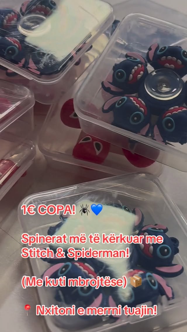 Spinera Stitch dhe Spiderman në kuti – Big shop Gjilan