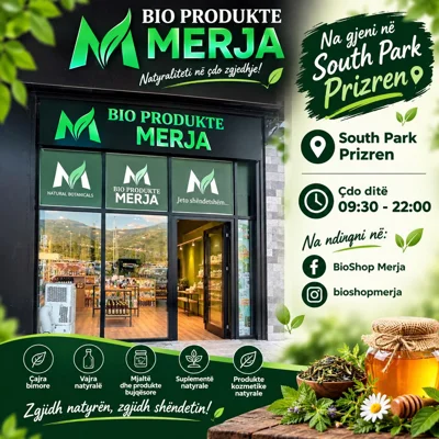 Dyqan produktesh bio në South Park Prizren