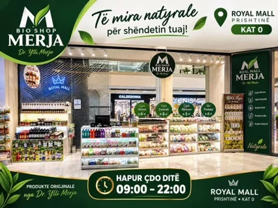 Dyqan produktesh bio në Royal Mall Prishtinë