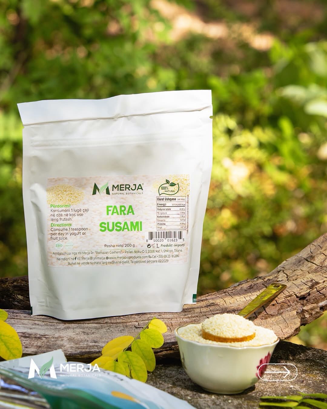 Fara susami natyrale – Bio Produkte Merja