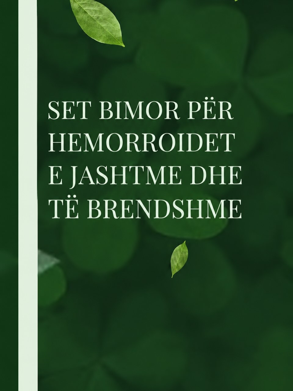 Set bimor për hemorroide me çaj dhe krem – Bio Produkte Merja