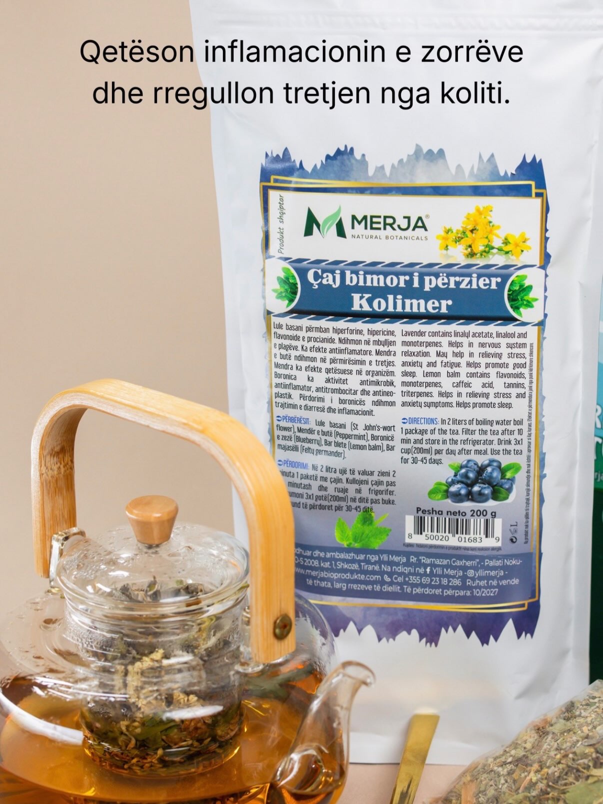 Set bimor për hemorroide me çaj dhe krem – Bio Produkte Merja (2)