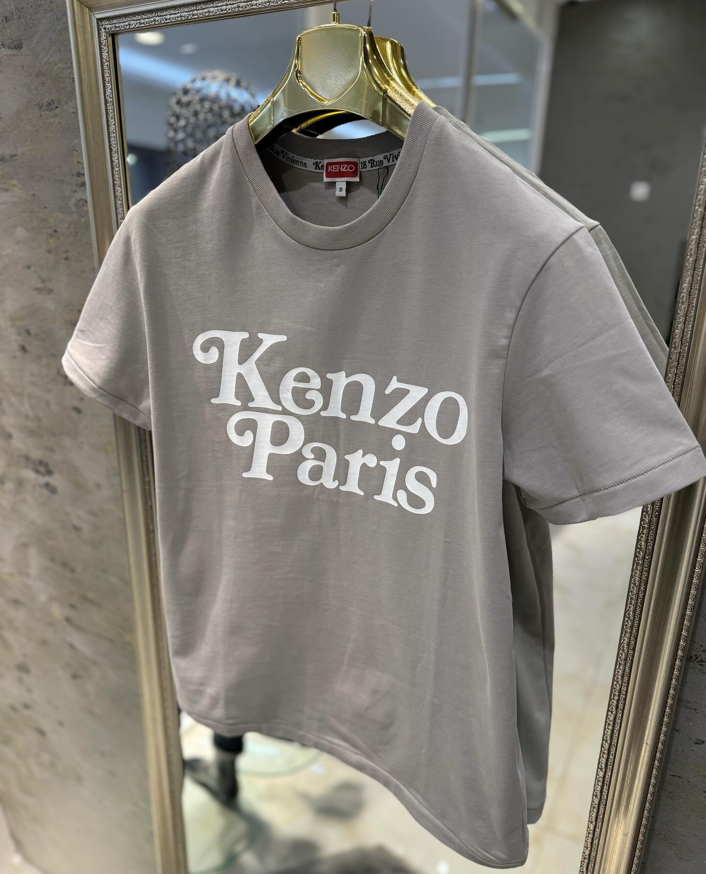 Maicë Kenzo Paris gri me logo – BLACK STORE
