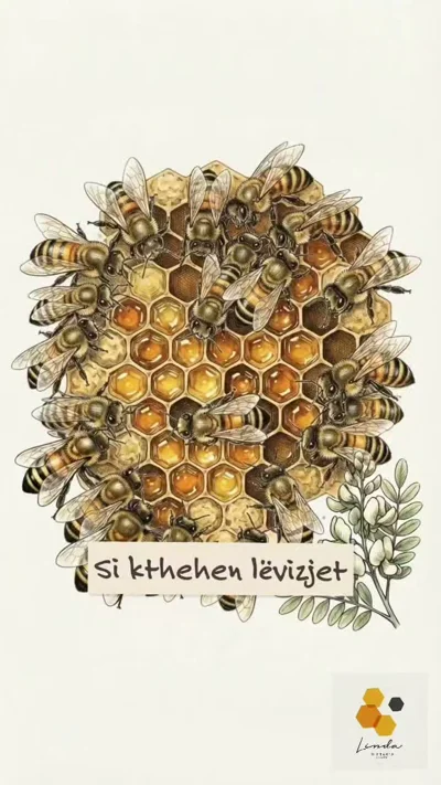 Ilustrim bletësh mbi hoje mjalti