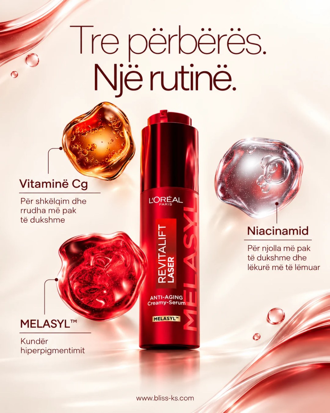 Serum L'Oréal Revitalift Laser kundër plakjes – Bliss Cosmetics (4)