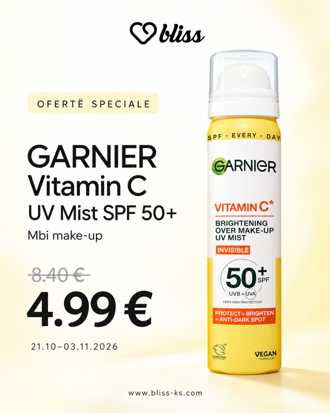 Produkte grimi dhe kujdesi për lëkurën në ofertë – Bliss Cosmetics (2)