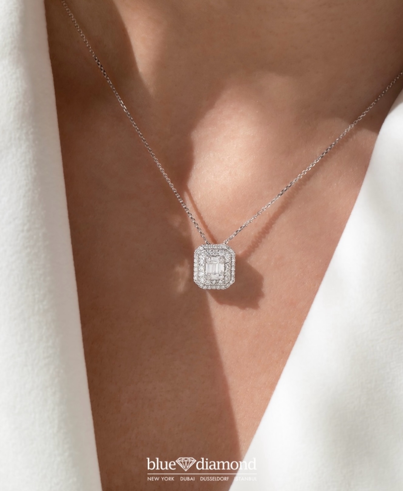 Varëse me diamant baguette – Bluediamondks