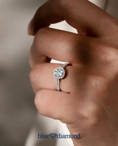 Unazë propozimi me diamant