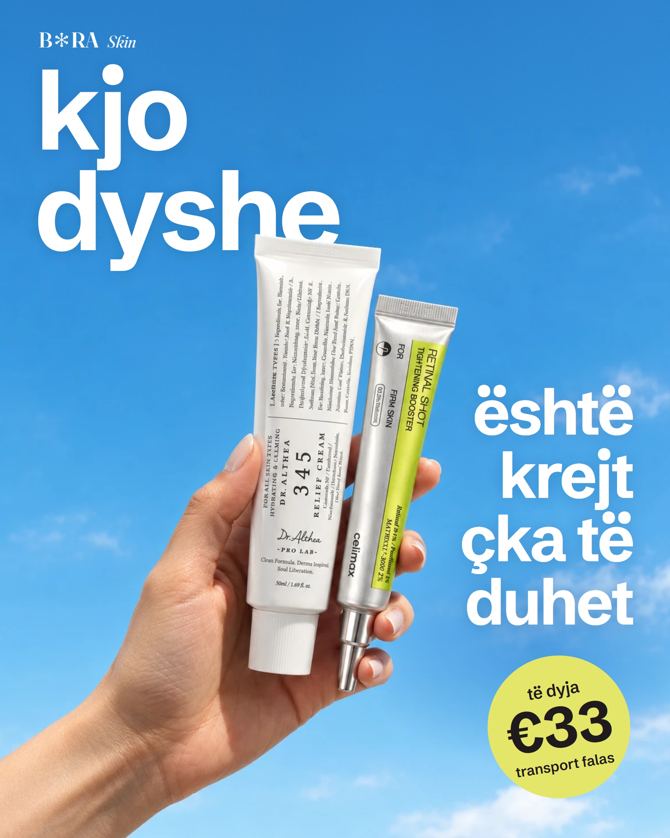 Krem Dr. Althea 345 dhe serum Celimax Retinal – Bora Beauty