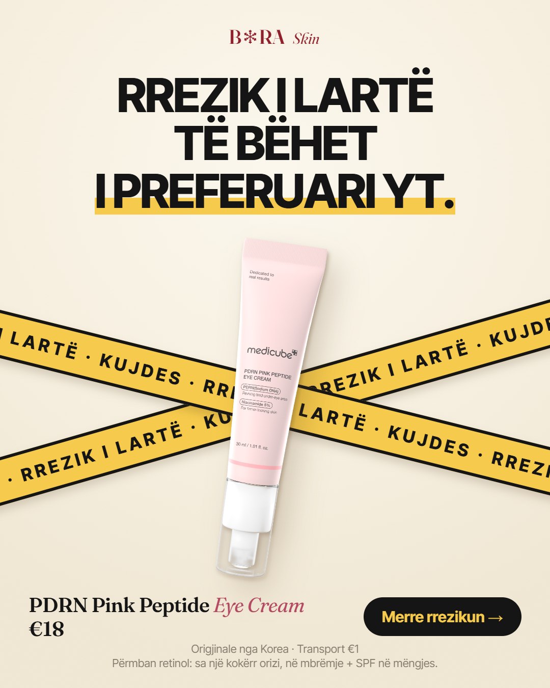 Krem për sy Medicube PDRN Pink Peptide – Bora Beauty