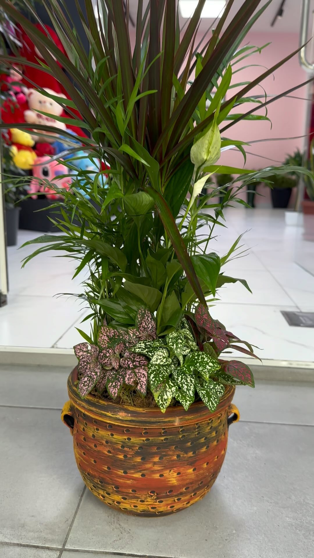 Kompozim me bimë natyrale në vazo – Botanique Flowers
