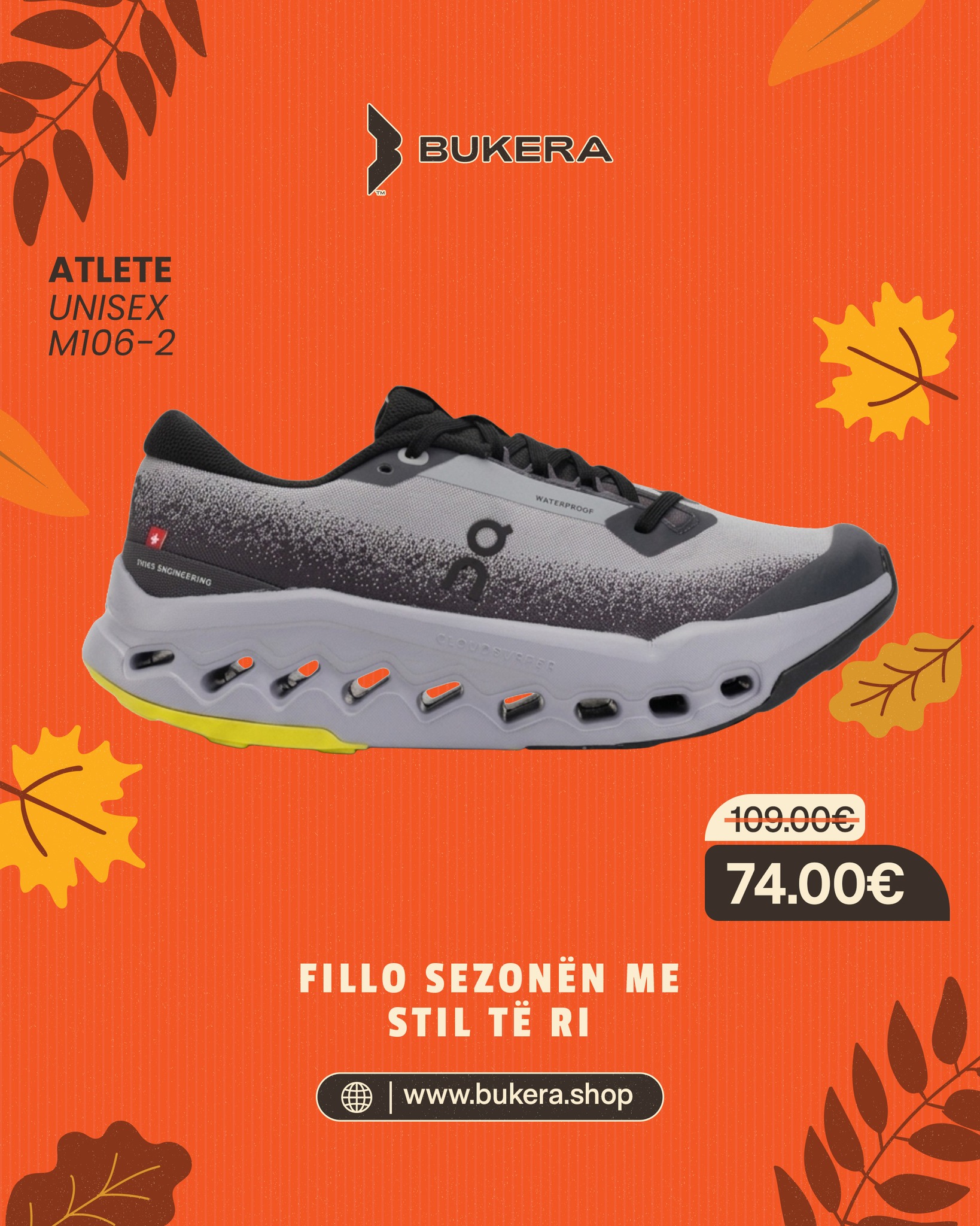 Atlete On unisex gri – Bukera