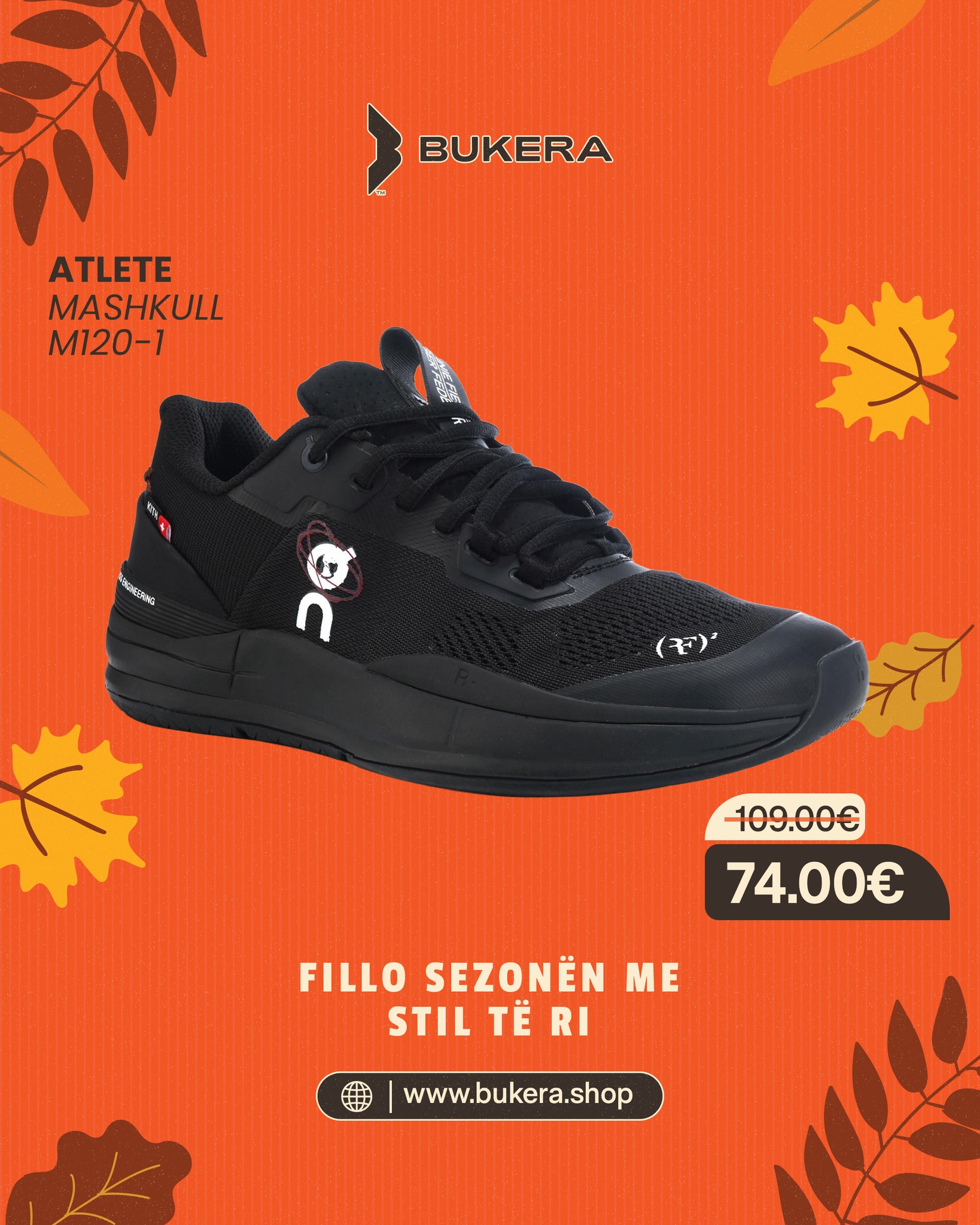 Atlete On të zeza për meshkuj – Bukera