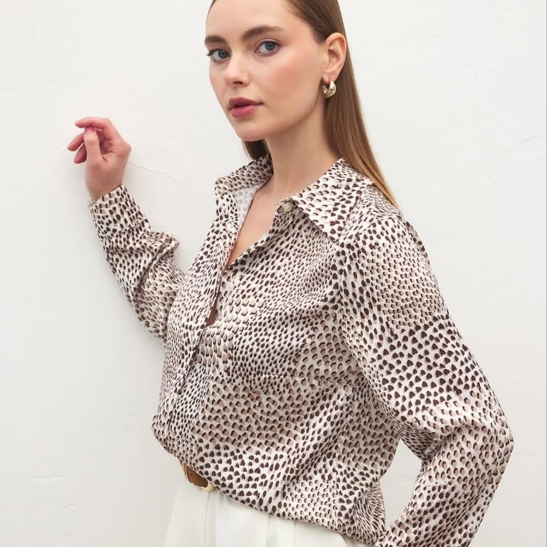Këmishë femrash me print leopardi – butik.nela