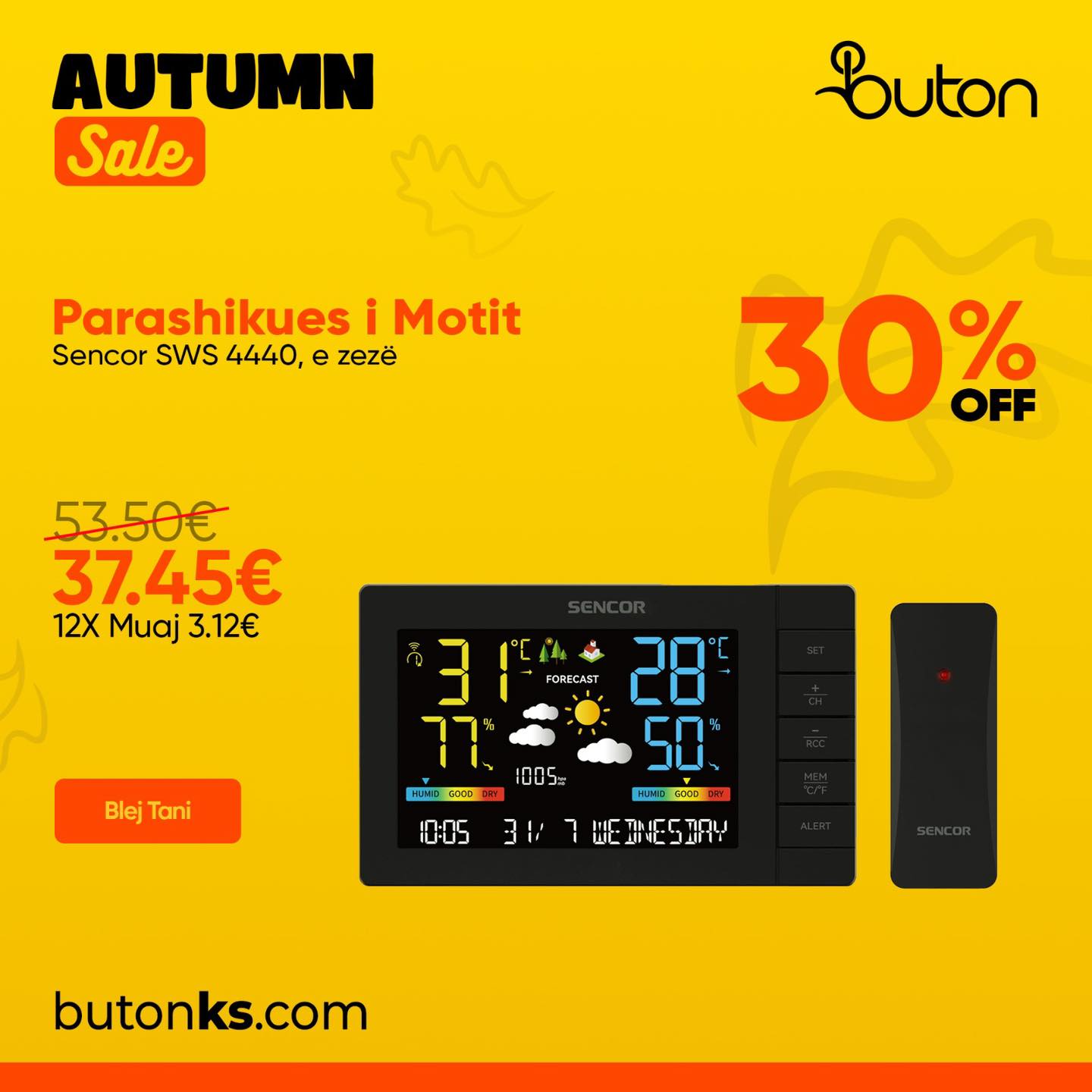 Stacion moti Sencor SWS 4100 i bardhë – Buton Electronics (3)