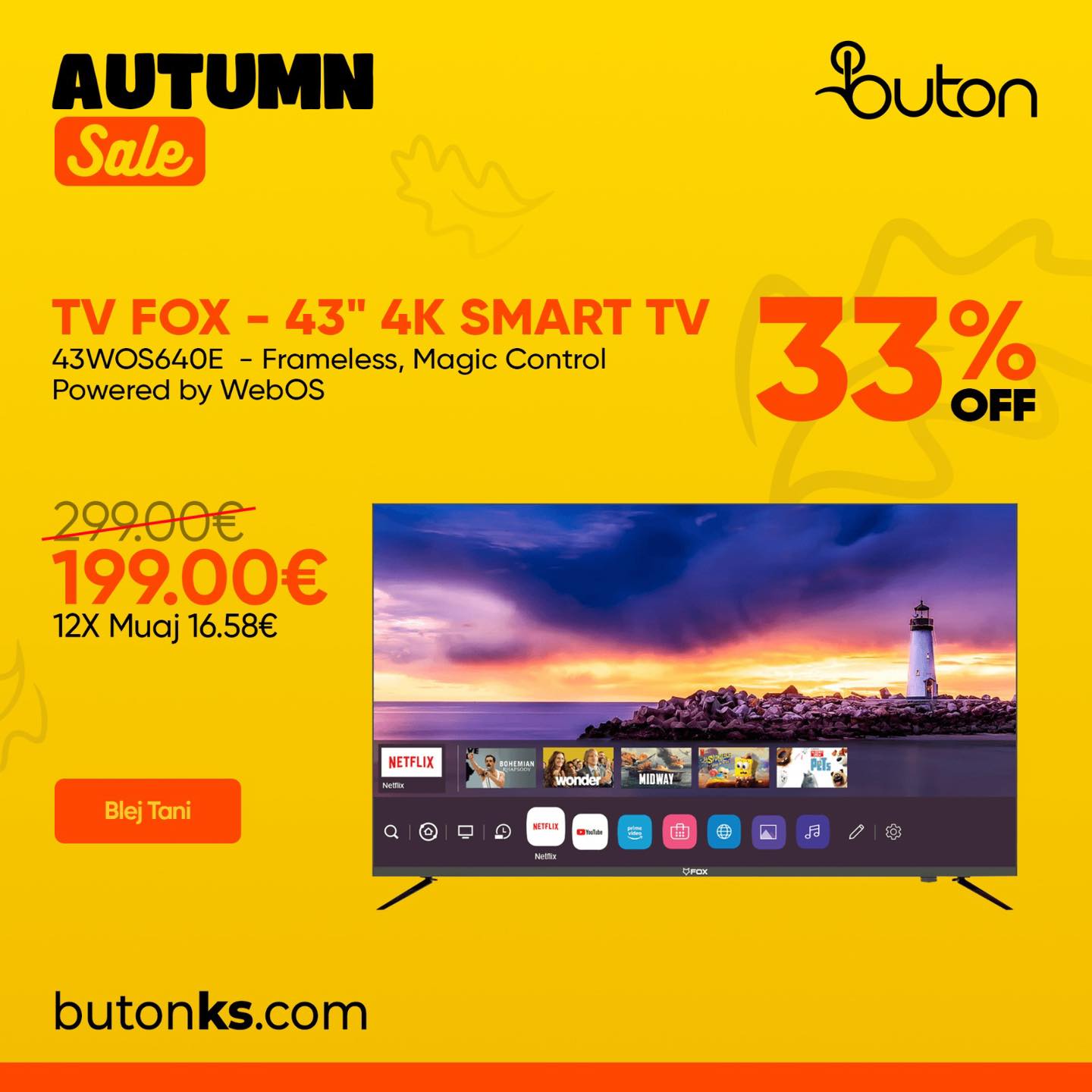 Smart TV Fox 32 inç Android – Buton Electronics (2)
